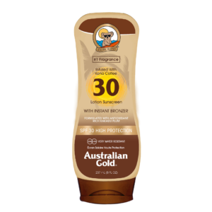 australian gold spf 30 lotion with bronzer