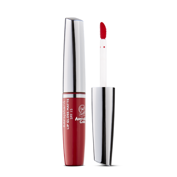 Raysistant lipgloss matte red australiain gold