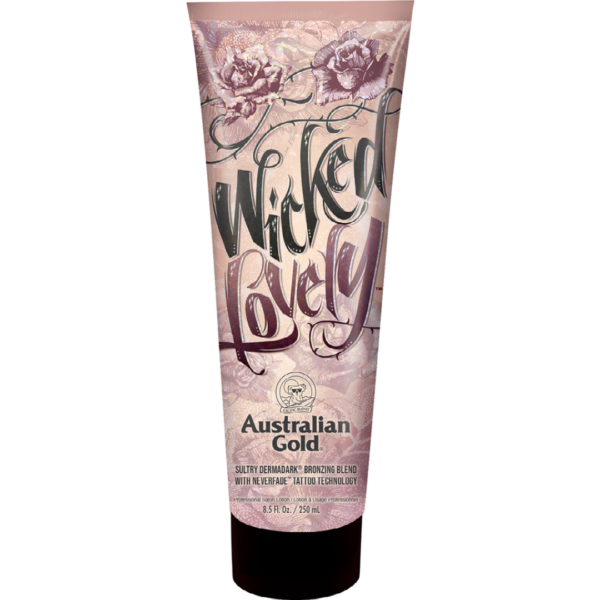 wicked lovely Australian gold tanning lotion bronzer