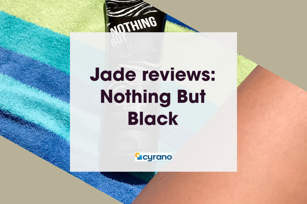 jade reviews nothing but black australian gold tanning lotion