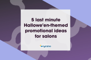 halloween themed promotional ideas for salons